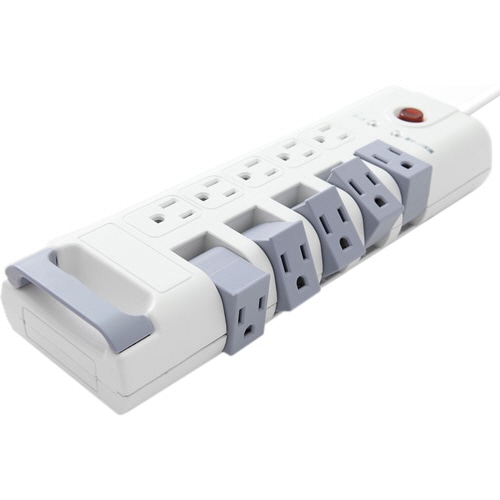 日商テレコム 可動式電源タップ 10個口(回転式5個口+固定式5個口) S9PA03PU 1個