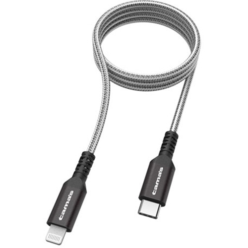 多摩電子工業　ＵＳＢ　Ｔｙｐｅ－Ｃ　ｔｏ　Ｌｉｇｈｔｎｉｎｇメタルケーブル　ブラック　１．０ｍ　ＴＨ２２６ＬＣＭ１０Ｋ　１本