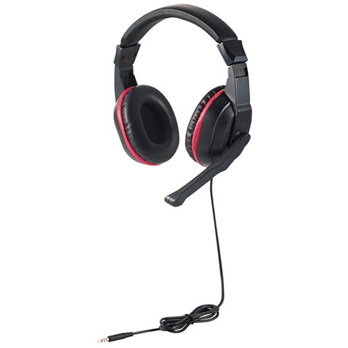 エレコム デジタルミキサー付属 ゲーミングヘッドセット ブラック HS-GM30MBK 1個