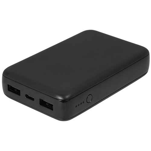 オウルテック 小型軽量モバイルバッテリー 10000mAh ブラック OWL-LPB10012-BK 1個