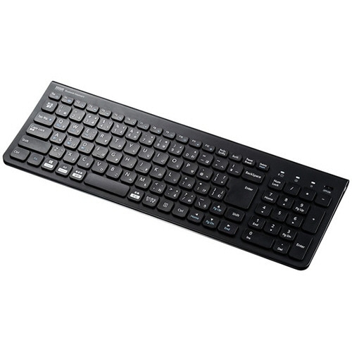 サンワサプライ Bluetoothスリムキーボード テンキー付き ブラック SKB-BT31BK 1台
