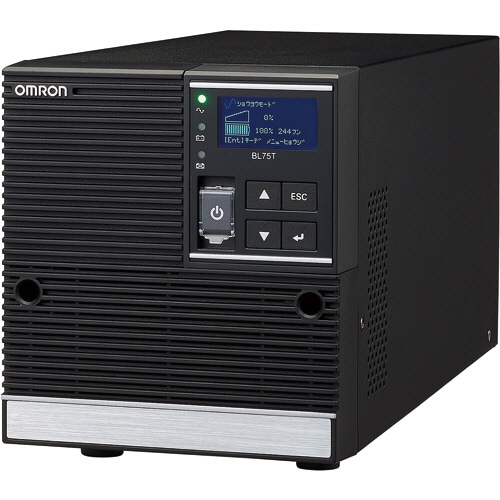 オムロン　ＵＰＳ　無停電電源装置　据置型　７５０ＶＡ／６８０Ｗ　ＢＬ７５Ｔ　１台