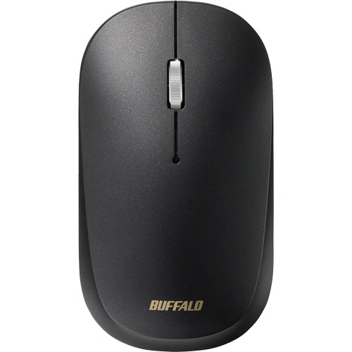 バッファロー 無線 BlueLED 薄型 3ボタン フレクサスマウス ノーマル ブラック BSMBW330NBK 1個