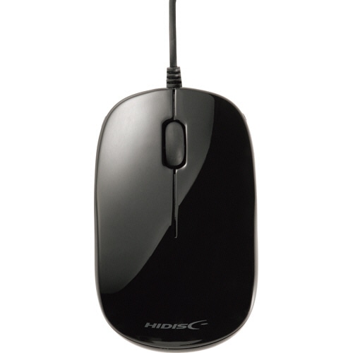 ハイディスク 光学式有線マウス ブラック HDM-2106BK 1個