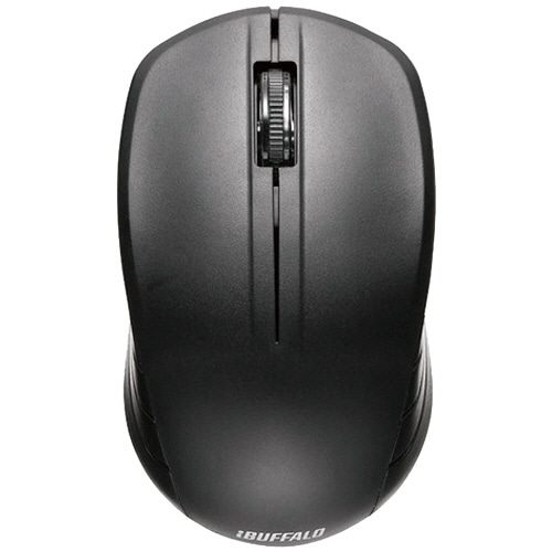バッファロー 無線(2.4GHz)IR LEDマウス 3ボタン 簡易パッケージ ブラック BSMRW21BKZ 1個