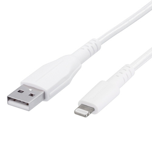 オウルテック 屈曲試験25万回合格 超タフストロング Lightningケーブル ホワイト 1m OWL-CBALA10-WH 1本