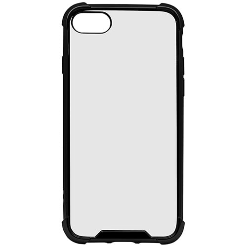 オウルテック iPhone SE(2020)/8/7用 TPU+PC耐衝撃ハイブリッドケース ブラック OWL-CVIC4709-BK 1個