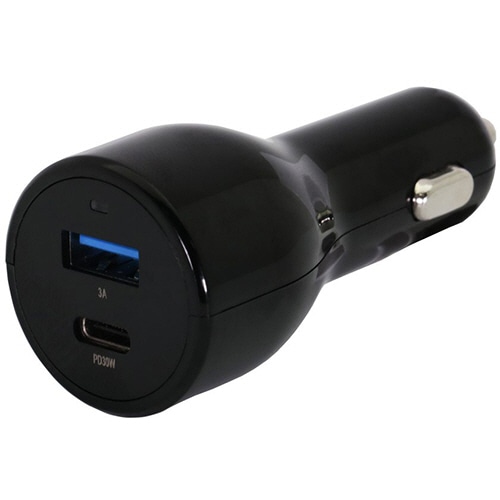 オウルテック PD対応 車載DC充電器 ブラック OWL-CPD30C1A1-BK 1個