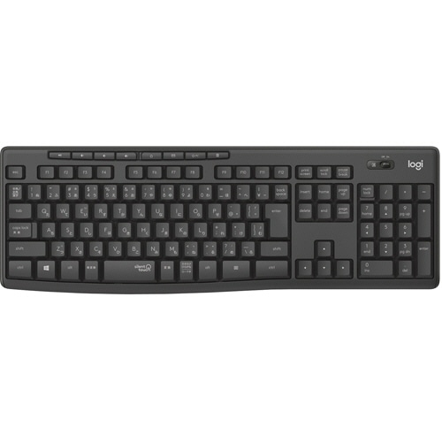 ロジクール サイレント ワイヤレスキーボード K295 グラファイト K295GP 1台