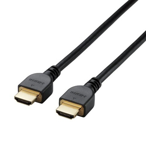 エレコム 4K イーサネット対応 HIGHSPEED HDMIケーブル タイプA19ピン ブラック 1.5m RoHS指令準拠(10物質) DH-HD14E15