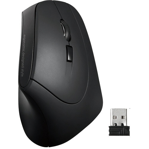 サンワサプライ 静音ワイヤレスエルゴノミクスマウス MA-ERGW10N 1個