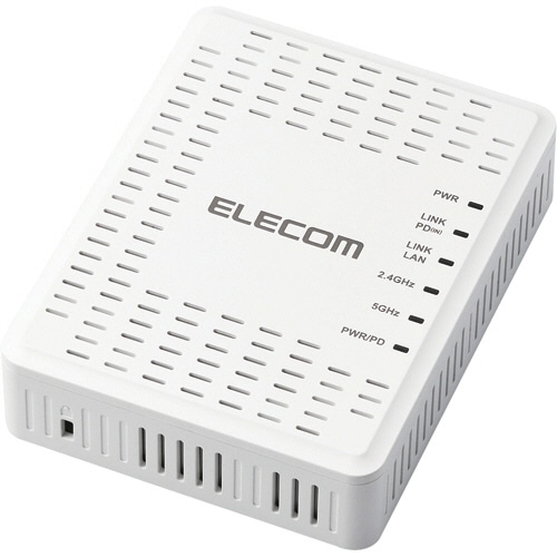 エレコム スマート Wi-Fi6 スタンダードモデル 無線アクセスポイント 1201+574Mbps RoHS指令準拠(10物質) WAB-S1775 1台