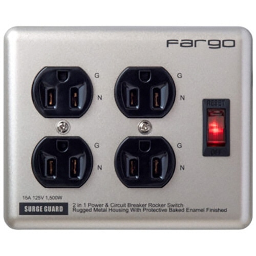 ファーゴ　スチールタップ　ＡＣ４個口　シルバー　１．８ｍ　ＰＴ４００ＳＶ　１個