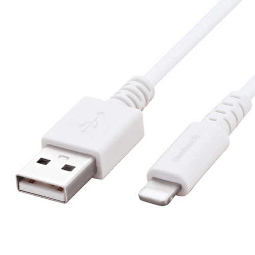 オウルテック 断線に強いLightningケーブル ホワイト 1.2m OWL-CBKLTSRR12-WH 1本