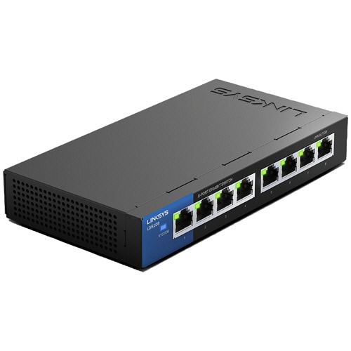 Linksys ビジネスデスクトップギガビットスイッチ 8ポート LGS108-JP 1台