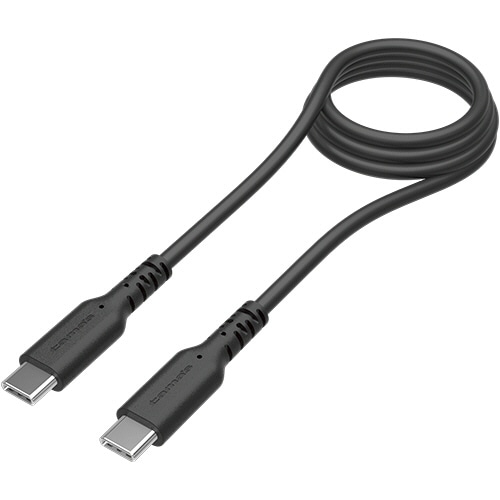 多摩電子工業　ＵＳＢ２．０　Ｔｙｐｅ－Ｃ／Ｔｙｐｅ－Ｃソフトケーブル　過熱防止　ブラック　１．０ｍ　ＴＨ２７９ＣＣ１０Ｋ　１本