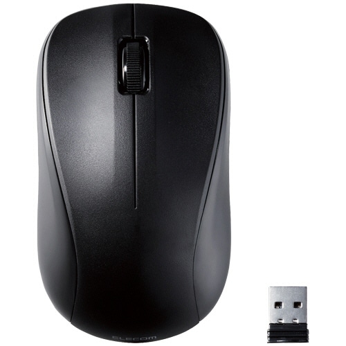 エレコム 簡易包装 無線IRマウス Mサイズ ブラック RoHS指令準拠(10物質) M-K6DRKBK/RS 1個