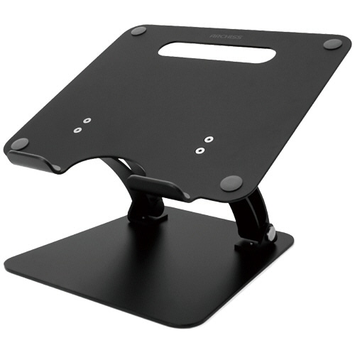 アーキス LIFT UP-STAND BY ME ノート・タブレットPC用スタンド 10-16型対応 ブラック AS-LUBM-BK 1台