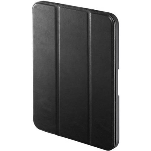 サンワサプライ iPad mini 2021 Apple Pencil収納ポケット付きケース ブラック PDA-IPAD1814BK 1個