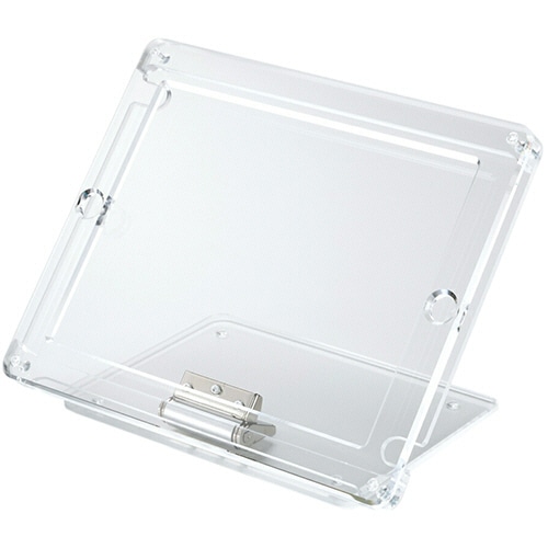 フジデノロ ハイクオリティiPadスタンド 10.2型モデル専用 クリア(透明) FTS01CR 1個