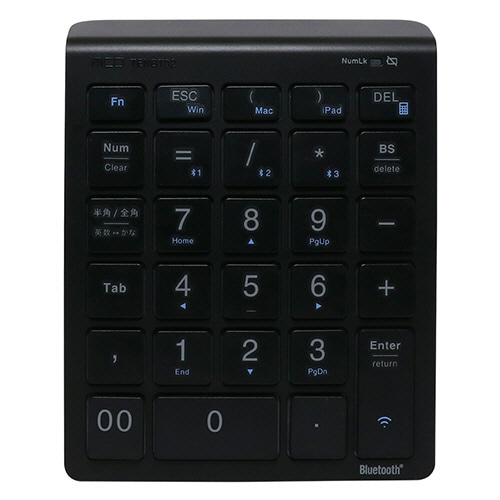 ナカバヤシ　ＭＣＯ（ミヨシ）　Ｂｌｕｅｔｏｏｔｈテンキー　ブラック　ＴＥＮＢＴ０２／ＢＫ　１個