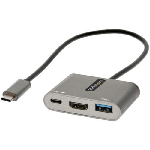 StarTech.com USB Type-Cマルチポートアダプター USB-C-4K HDMI/100W PD/USB 3.0 ハブ CDP2HDUACP2