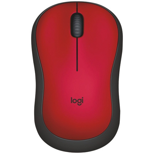 ロジクール 静音ワイヤレスマウス M221 レッド M221VR 1個