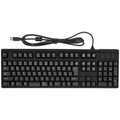 オウルテック Cherryメカニカルキースイッチ採用日本語109キー 「静音赤軸」採用 メカニカルキーボード ブラック OWL-KB109CRE2-BK 1台