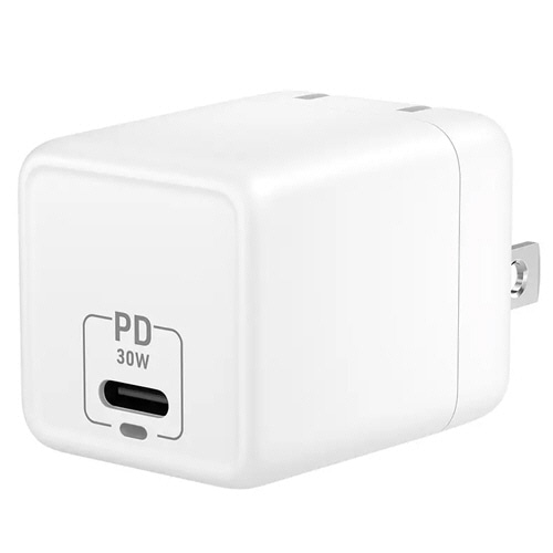 オウルテック PD30W対応 AC充電器 ホワイト OWL-APD30C1G-WH 1個