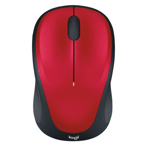 ロジクール ワイヤレスマウス M235n レッド M235NRD 1個