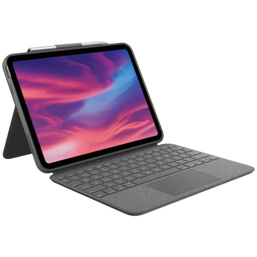 ロジクール コンボ タッチ for iPad(第10世代) トラックパッド付キーボードケース オックスフォードグレー iK1059GRA 1台