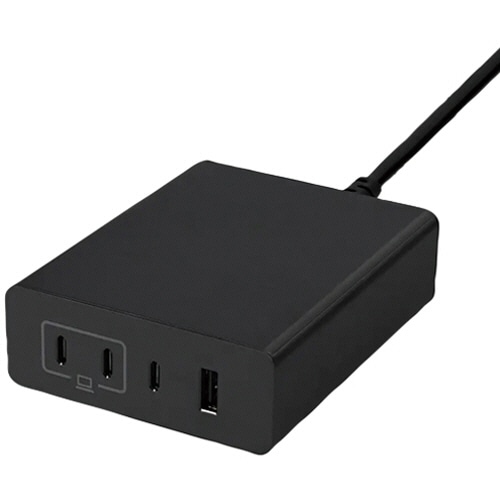 オウルテック 最大合計132W出力対応 AC充電器 4ポート ブラック OWL-APD132C3A1-BK 1個