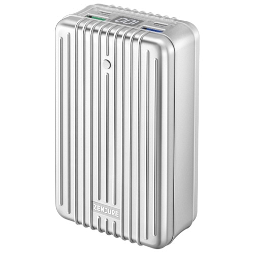ゼンデュア モバイルバッテリー SuperTank Polymer 26800mAh シルバー PD100W対応 ZDA8PDP-S-PL 1個
