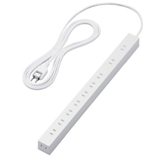 エレコム　磁石付き　１０口タップ　２Ｐ　ホワイト　３ｍ　Ｔ－Ｈ０２０３ＷＨ　１個