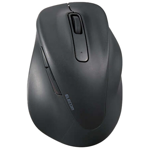エレコム 静音 2.4GHz無線マウス EX-G 5ボタン Mサイズ ブラック M-XGM30DBSKBK 1個
