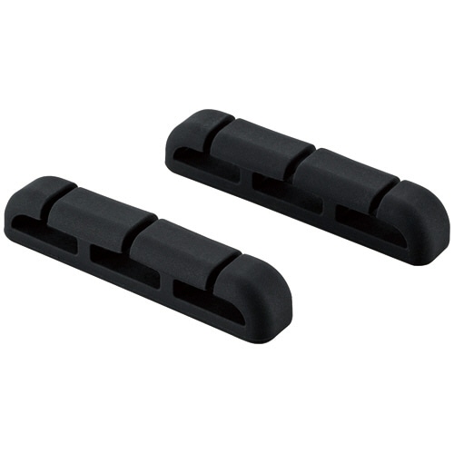 エレコム 固定型ケーブルホルダー ブラック EKC-CHS02BK 1パック(2個)