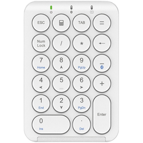 アイクレバー テンキー Bluetooth ホワイト IC-KP08-WH 1個