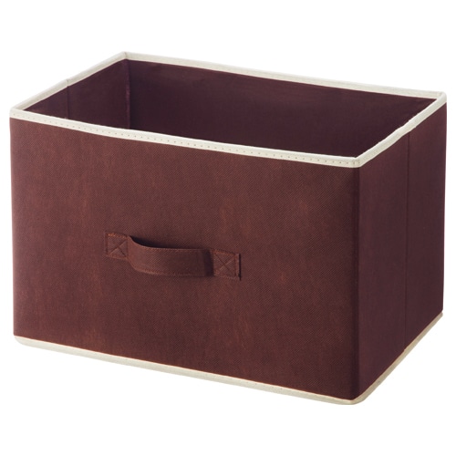 不二貿易 不織布インナーボックス 幅390×奥行250×高さ250mm ブラウン 78442 1個