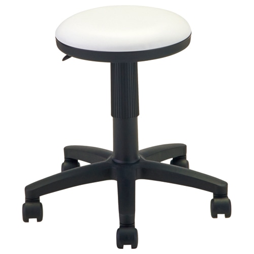 サンワサプライ OAチェア用丸イス ホワイト SNC-RD5VW 1脚