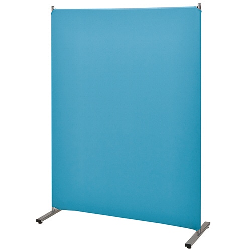ナカバヤシ 簡易パーティション クロス張り 幅1200×奥行420×高さ1600mm ライトブルー PTS-1612LB 1台