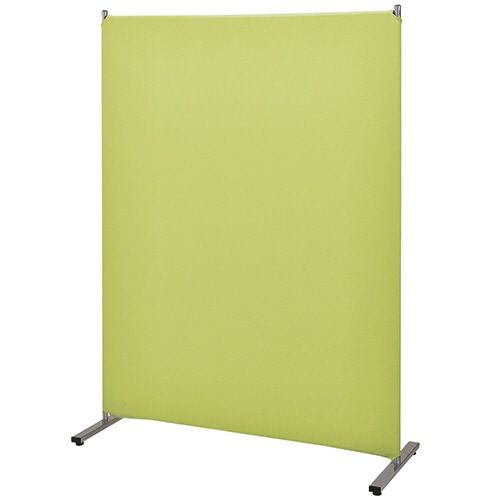 ナカバヤシ 簡易パーティション クロス張り 幅1200×奥行420×高さ1600mm ライトグリーン PTS-1612LG 1台