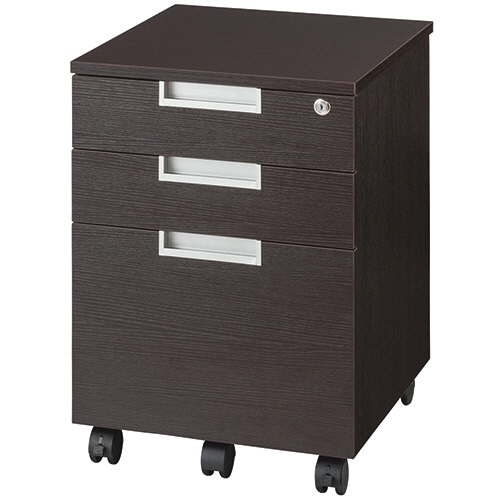 アール・エフ・ヤマカワ EX木製インサイドワゴン 3段 ダーク RFCA-EXDB 1台