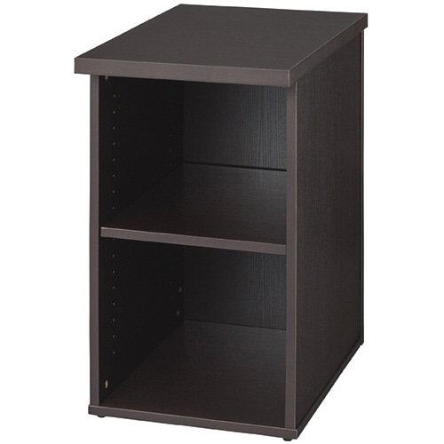 アール・エフ・ヤマカワ EX木製デスク収納袖机 幅400mm ダーク RFISD-40EXDB 1台