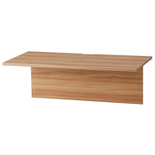 アール・エフ・ヤマカワ スチール脚デスク 天板/幕板 幅1200×奥行600mm ナチュラル RFSLD-1260NA-T 1台