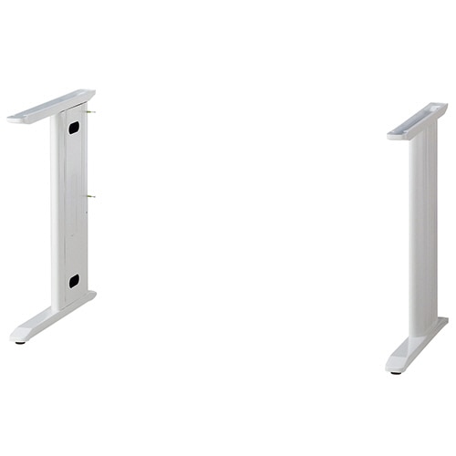 アール・エフ・ヤマカワ スチール脚デスク 共通脚 ホワイト RFSLD-WH-L 1台