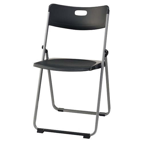 中央可鍛工業 折りたたみイス(樹脂) ダークグレー FC-700 1脚