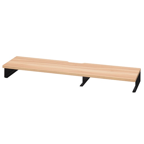 アール・エフ・ヤマカワ スチール脚机上台 幅950mm 天板ナチュラル 脚ブラック GZSLDR-950NA-BL 1台