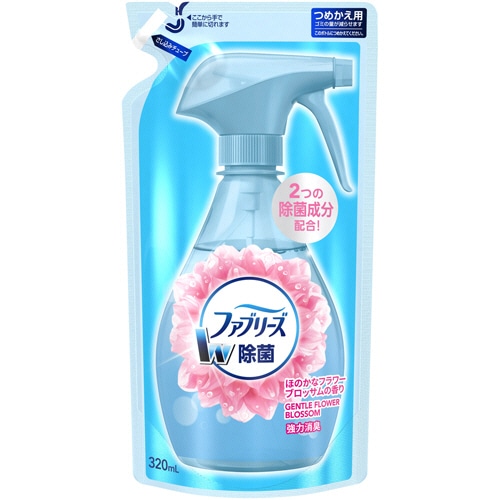 P&G ファブリーズ ダブル除菌 ほのかなフラワーブロッサムの香り つめかえ用 320ml 1個