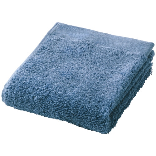 林　フェイスタオル　テックカラー　ブルー　１枚