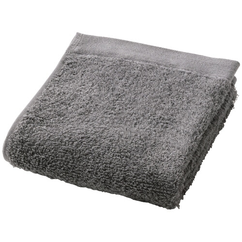 林　フェイスタオル　テックカラー　ダークグレー　１枚